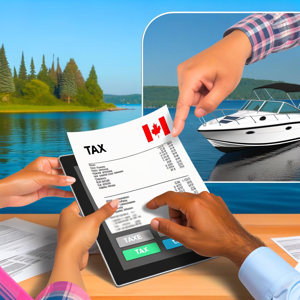 tax when buying used boat ontario canada
