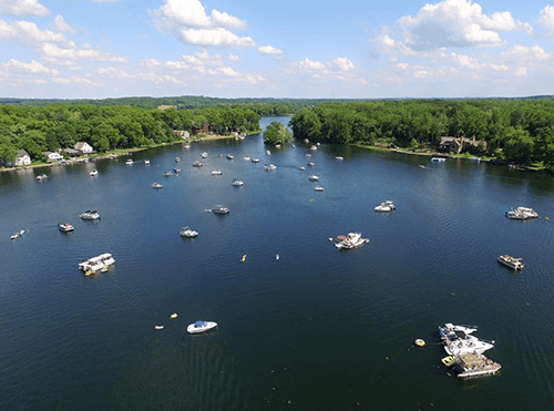 Portage lakes
