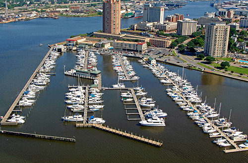 Tidewater yacht marina