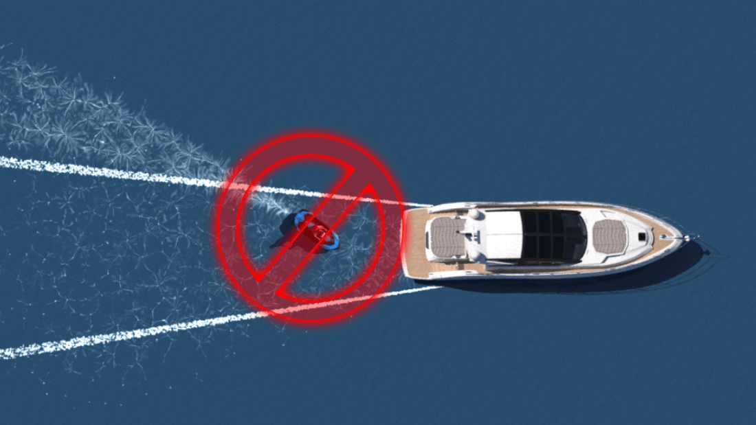 Moto acuotica velocidad insegura