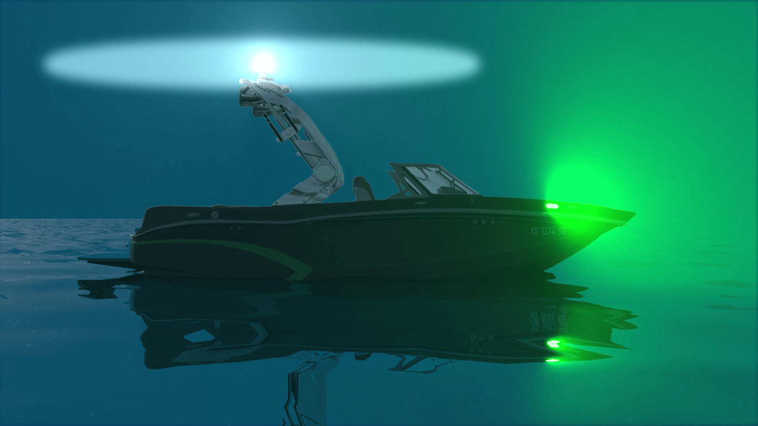 starboard green sidelight
