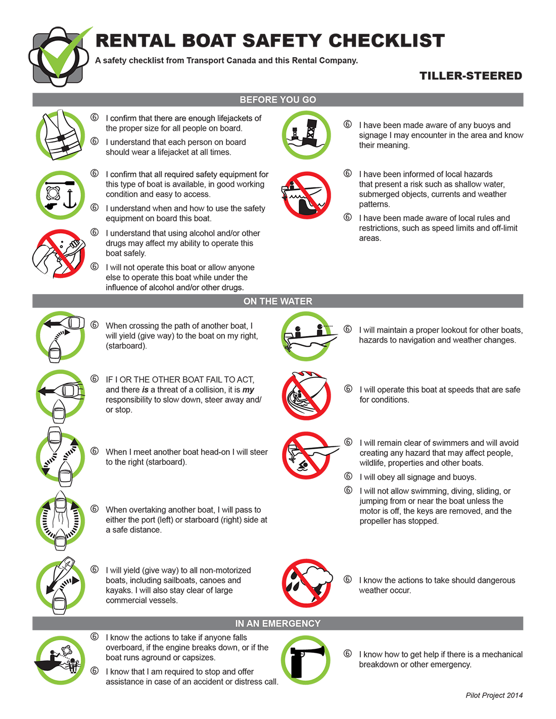 Do I need a boating license to rent a boat in Canada?