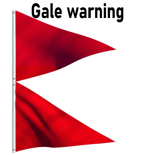 Gale Warning Flag