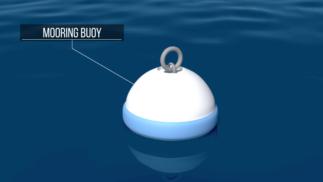 Mooring buoy in US