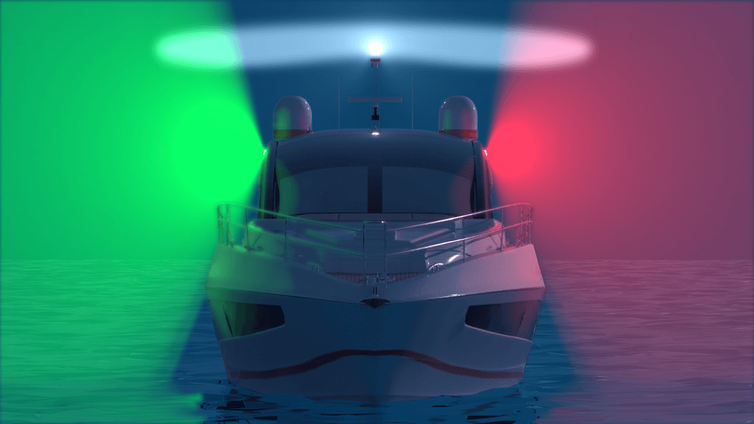 Port and starboard sidelights