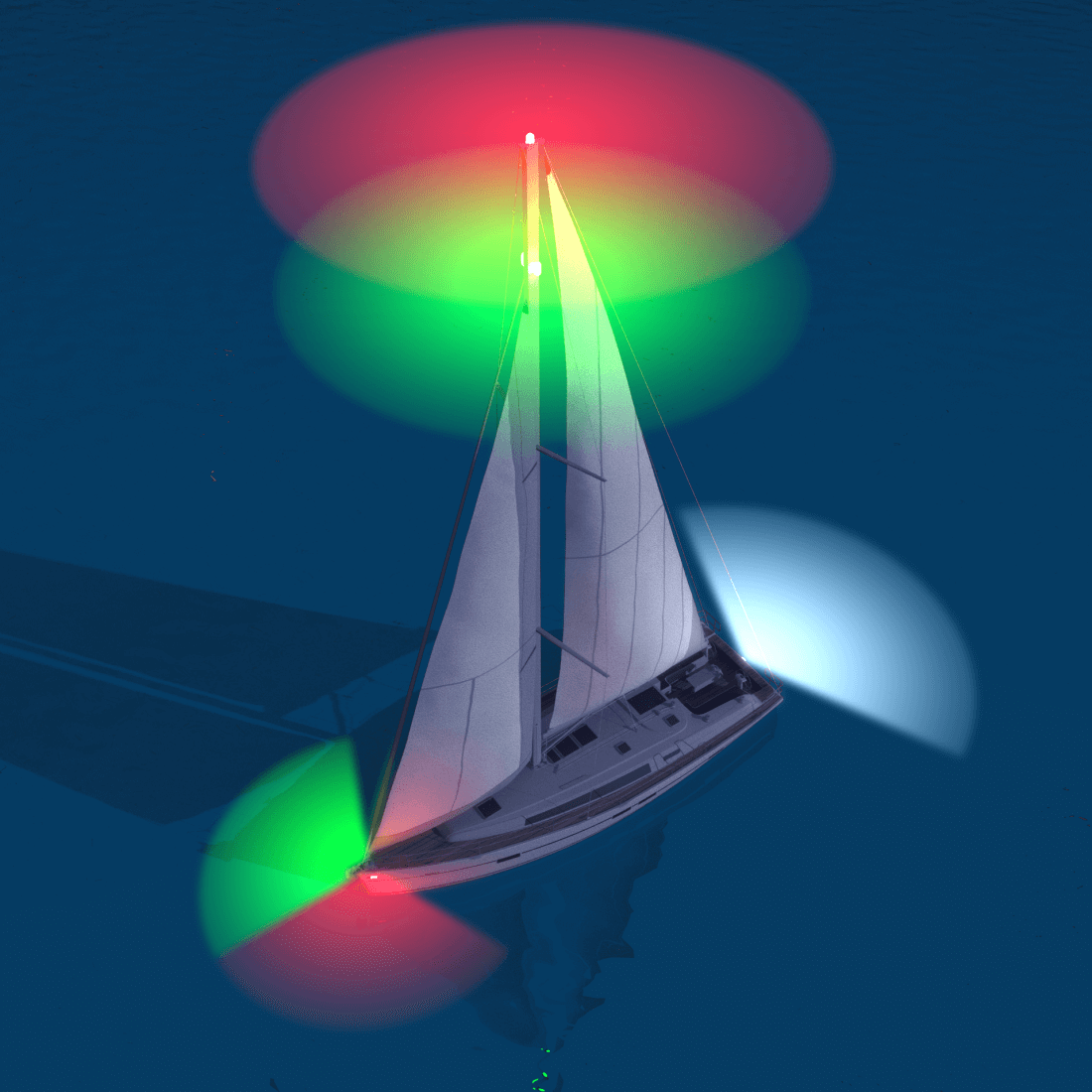 navigation lights sailboat