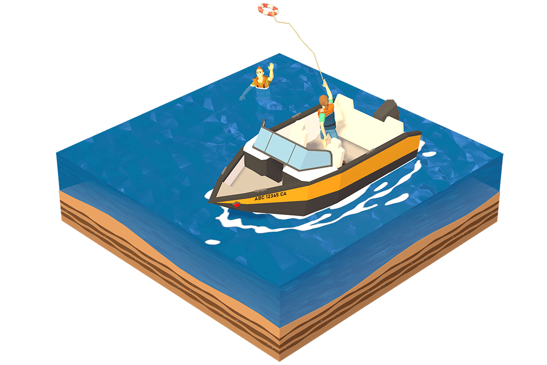 Person overboard