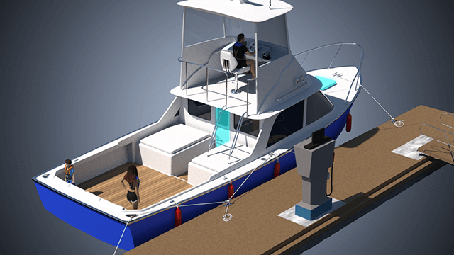 Fueling a boat safely - Starting an inboard & outboard motor