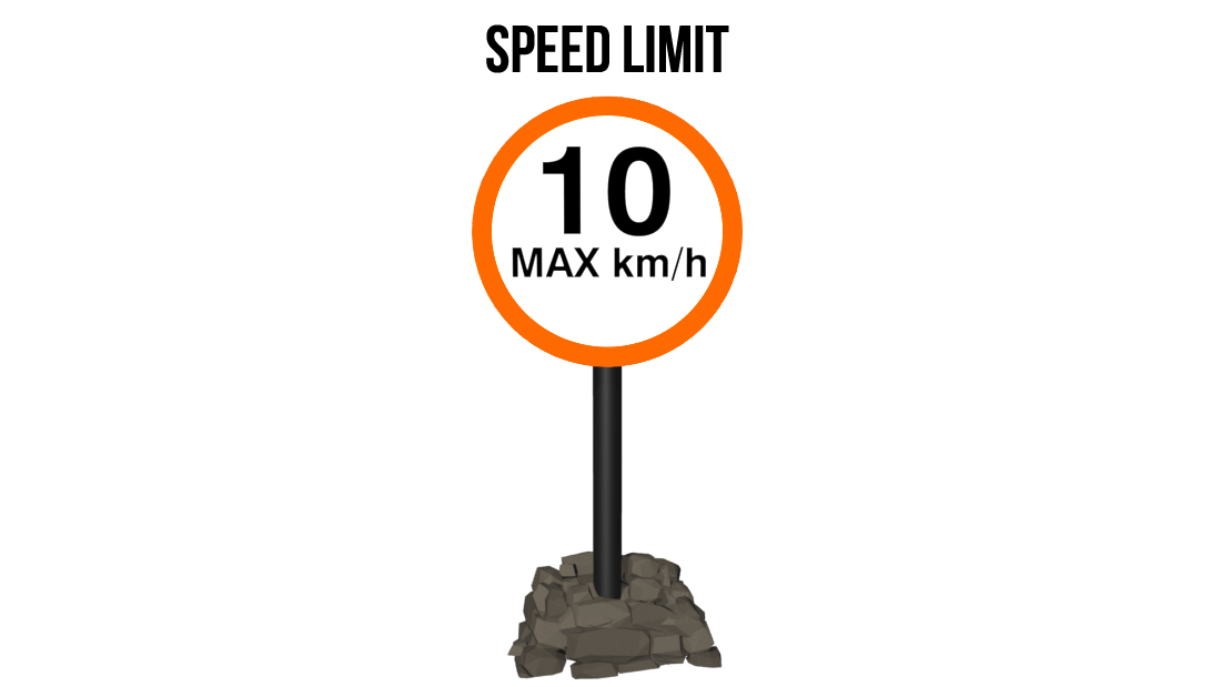 Speed limit restriction for boats