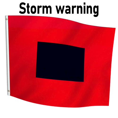 Storm Warning Flag
