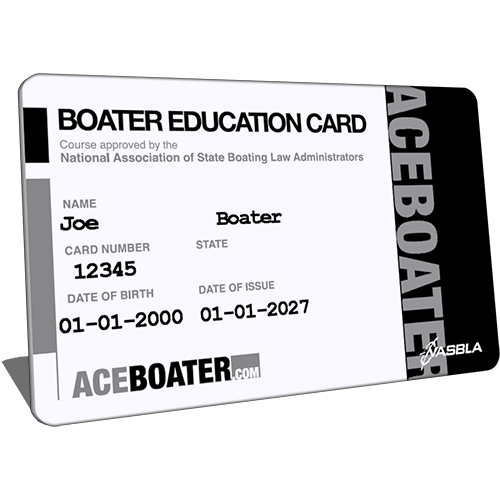 Boater Education Card in USA