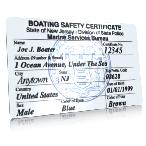 New Jersey Boating License