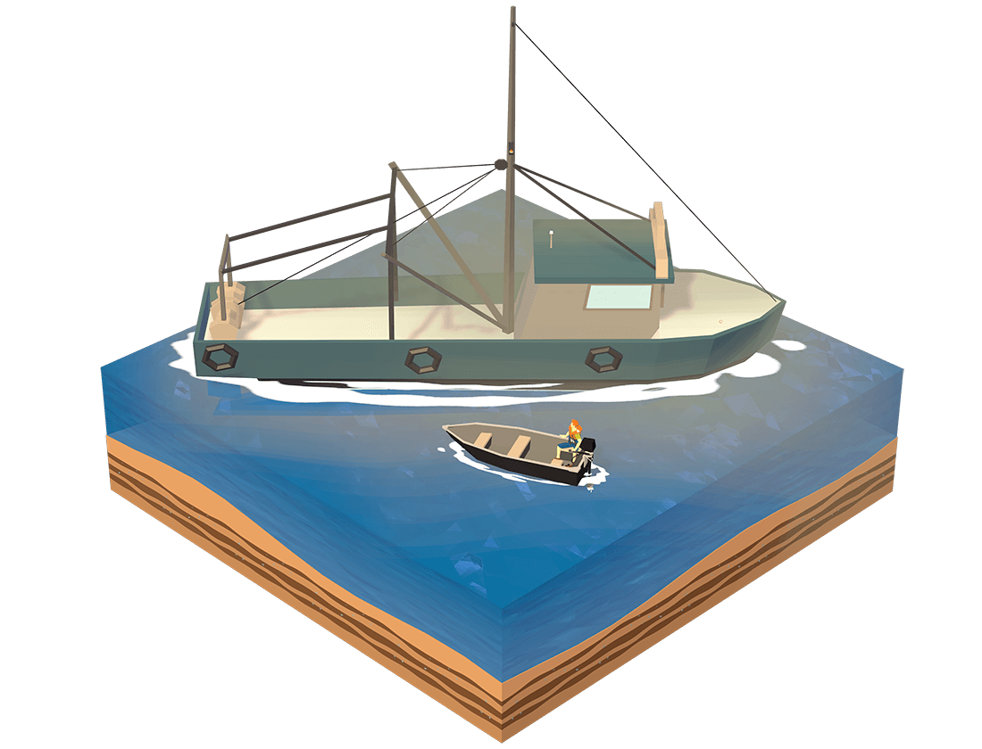 Restricted visibility while boating