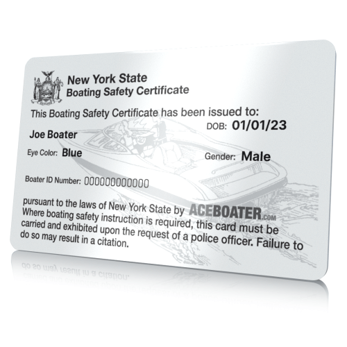 New York Boat Registration requirements Numbers & Stickers