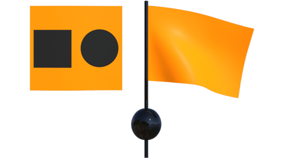 Orange flag