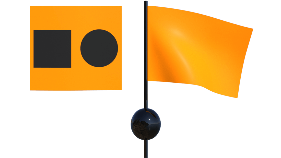 Orange flag
