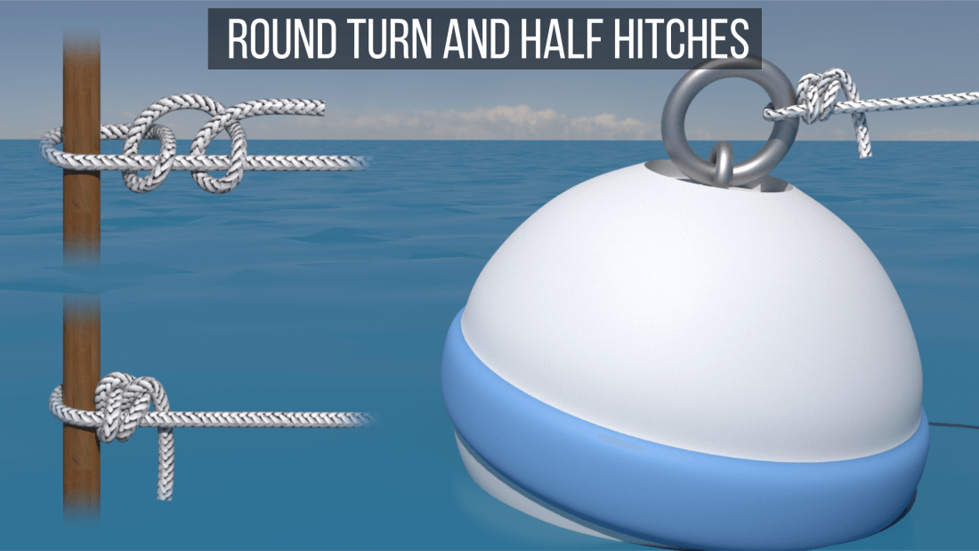 Round turn and half hitches knot