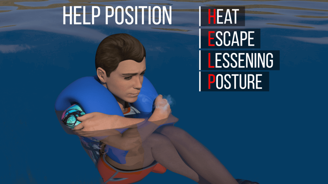 help position cold water hypothermia
