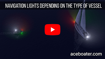 Navigation lights- depending on the type of vessel