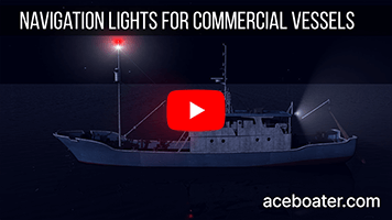 Navigation lights for commercial vessels