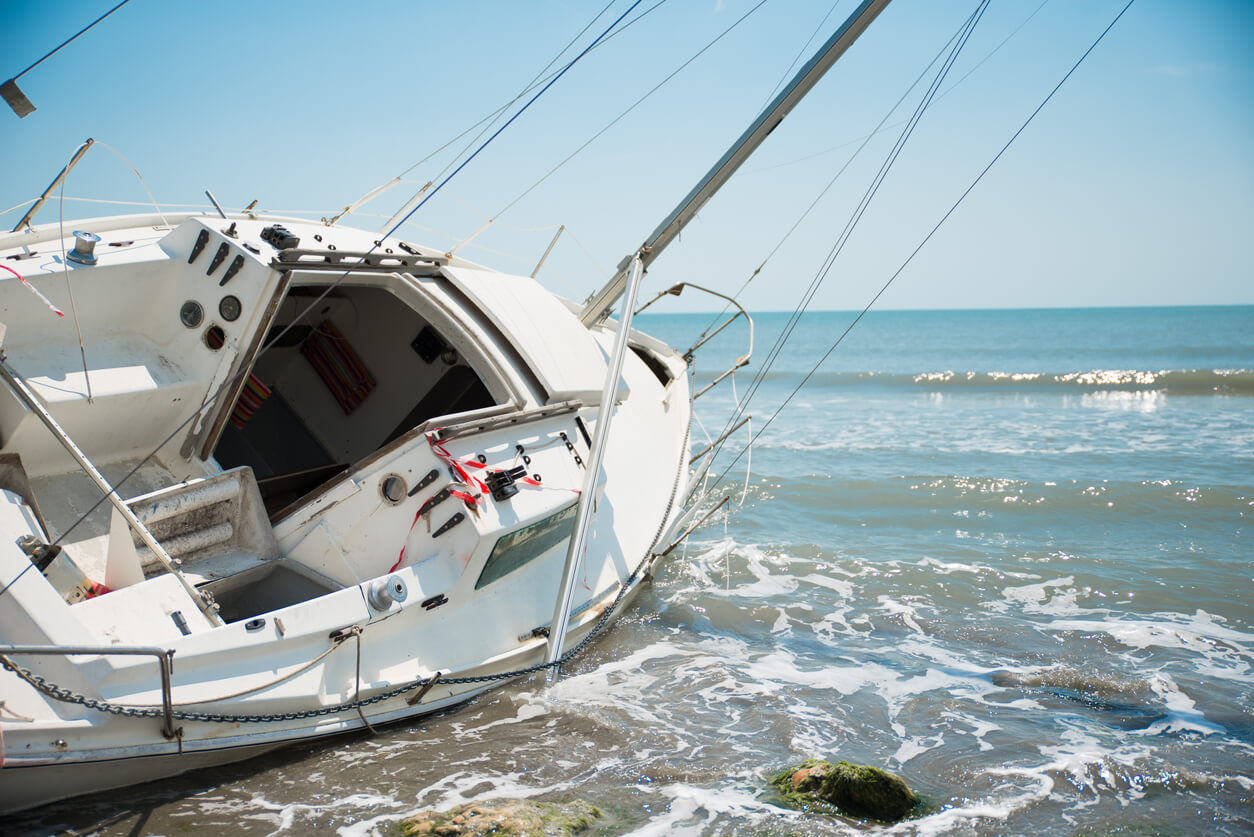 Boats run aground