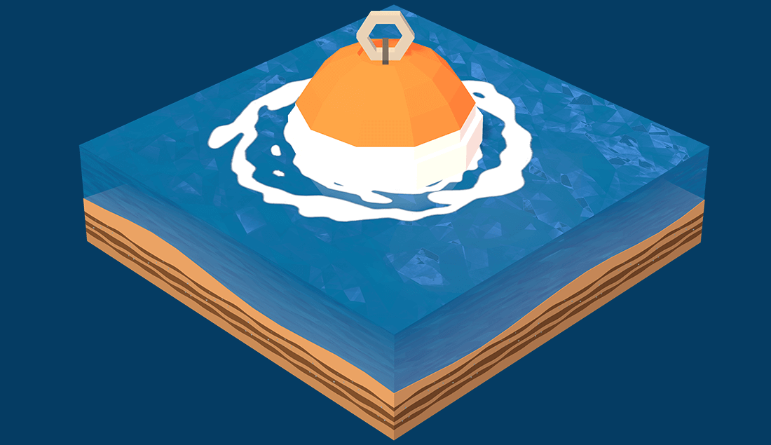 What is a mooring buoy?